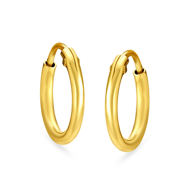 Sublime Gold Hoop Earrings,,hi-res image number null