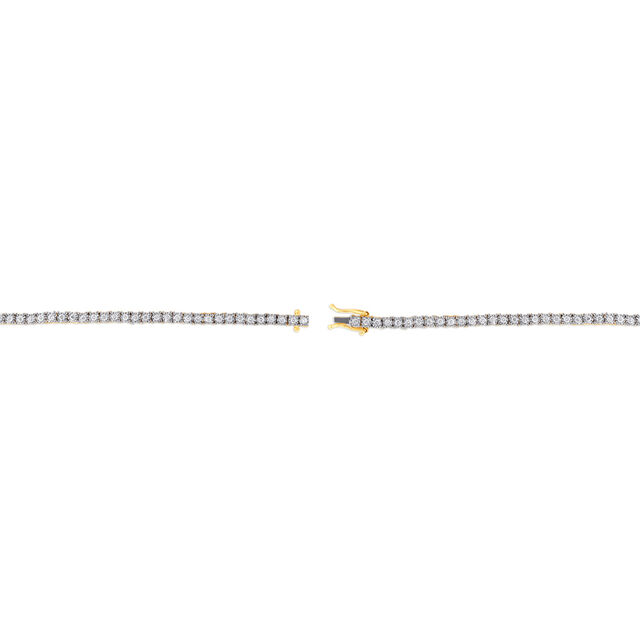 Lavish Yellow And White Gold And Diamond Strand Bracelet,,hi-res image number null