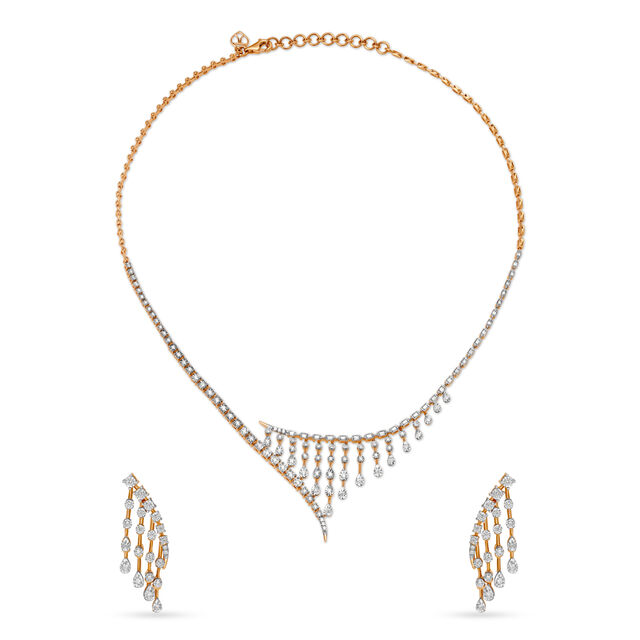 Ethereal Petite Diamond Necklace Set,,hi-res image number null