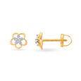 Timeless Floral Diamond Stud Earrings,,hi-res image number null