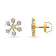 Striking Seven Stone Diamond Stud Earrings,,hi-res image number null