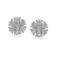 Ethereal 18 Karat Rose Gold And Diamond Floral Studs,,hi-res image number null