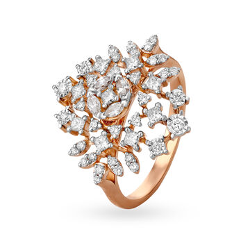 Regal Gold and Diamond Finger Ring