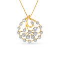 Gorgeous Floral Diamond Pendant,,hi-res image number null