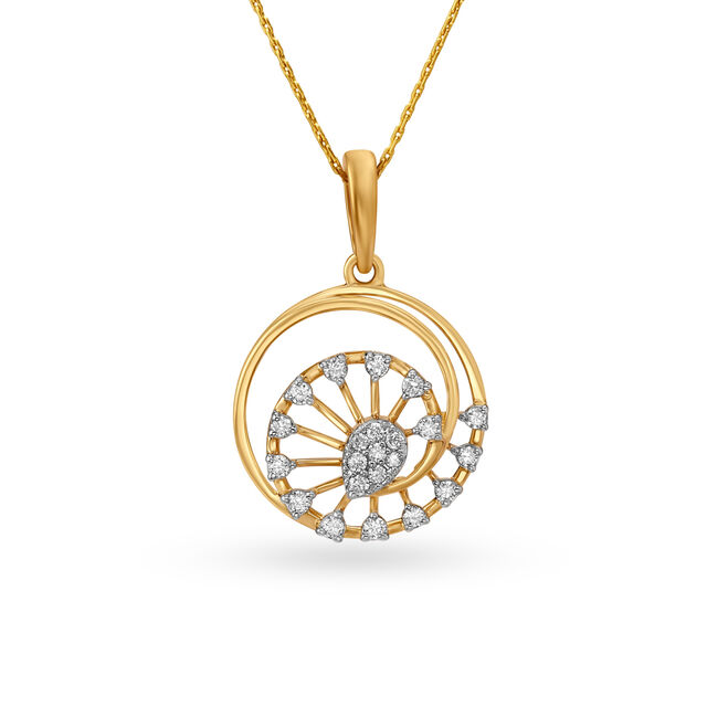 Sublime Gold and Diamond Pendant,,hi-res image number null