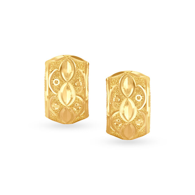 Rustic Intricate Stud Earrings image number null