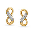 Heavenly Contemporary Diamond Stud Earrings,,hi-res image number null