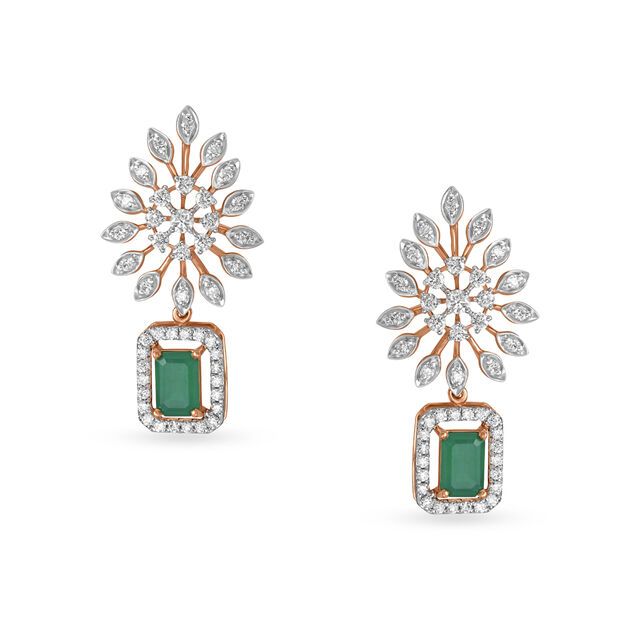 Captivating Diamond Cocktail Drop Earrings,,hi-res image number null