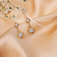 Cutesy Diamond Shape Drop Earrings for Kids,,hi-res image number null