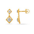 Cutesy Diamond Shape Drop Earrings for Kids,,hi-res image number null