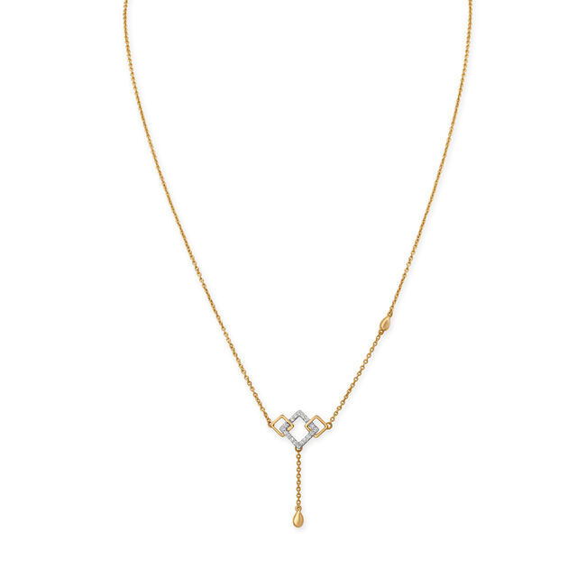Modish Rhombic Kids Diamond Necklace,,hi-res image number null