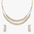 Intricate Layered Diamond Necklace Set,,hi-res image number null