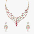 Mystic Beauty Diamond and Tourmaline Necklace Set,,hi-res image number null