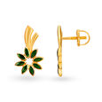 Alluring Fancy Gold Stud Earrings image number null