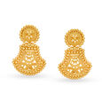 Artistic Gold Jharokha Shape Drop Earrings image number null