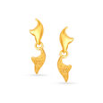 Ornate Chic Gold Drop Earrings,,hi-res image number null