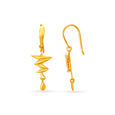 Quirky Fancy Gold Hoop Earrings,,hi-res image number null