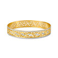 Exquisite Weave Gold Bangles image number null