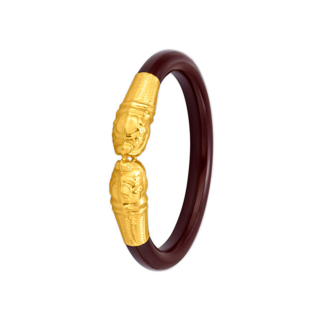 Graceful Gold Pola Bangle image number null