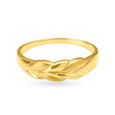 Exciting 22 Karat Yellow Gold Leaf Finger Ring,,hi-res image number null
