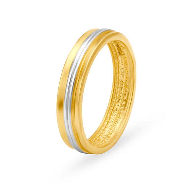 Charming Minimalistic Gold Ring for Men,,hi-res image number null