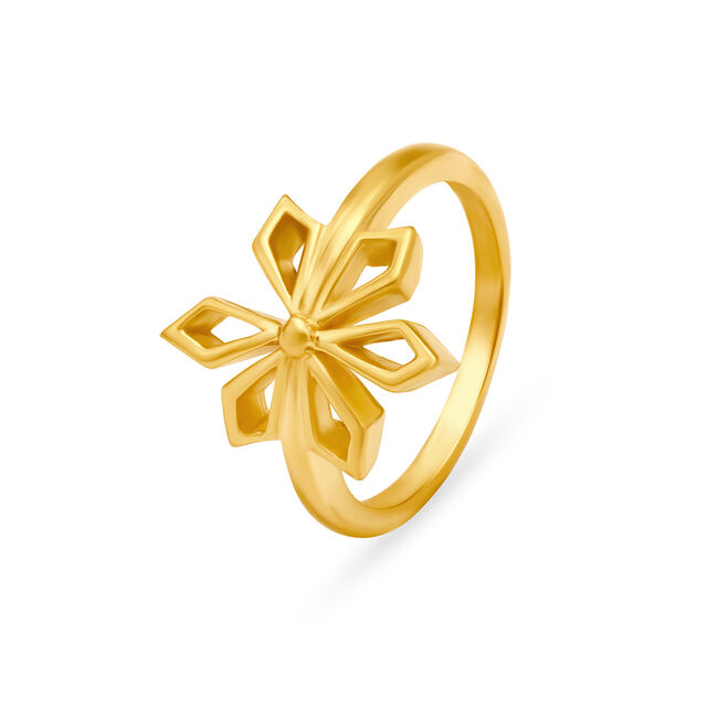 Chic Gold Finger Ring image number null