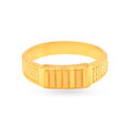 Modish 22 Karat Yellow Gold Geometric Ring,,hi-res image number null