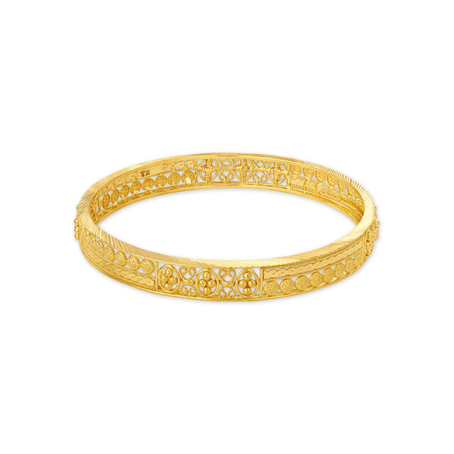 Sophisticated Charming Gold Bangle,,hi-res image number null