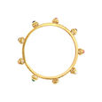 Contemporary Geometric Gold Bangle,,hi-res image number null