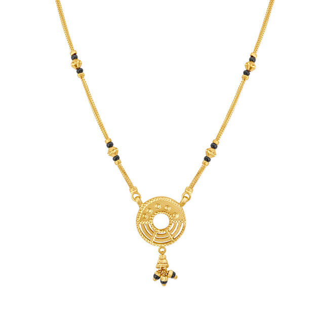 Eclectic Wheel Mangalsutra,,hi-res image number null