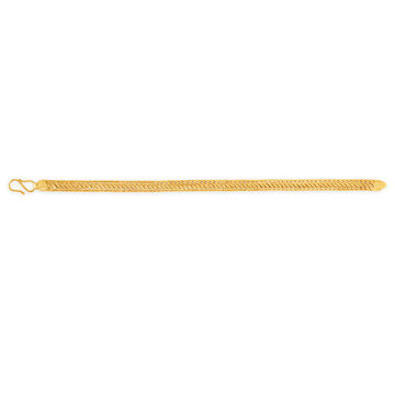 Subtle 22 Karat Yellow Gold Chain-Link Bracelet