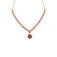Heavenly Ruby Studded Gold Necklace,,hi-res image number null