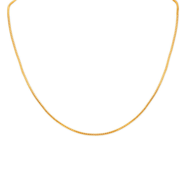 Gold Foxtail Chain for Kids,,hi-res image number null