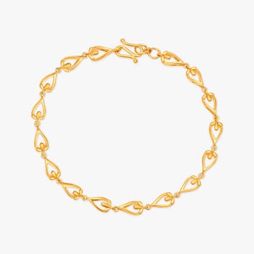 Teardrop Gold Bracelet