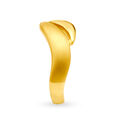 Minimal 22 Karat Yellow Gold Geometric Ring,,hi-res image number null