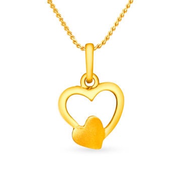 Ethereal Love Gold Pendant