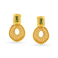 Ethereal Gold Pendant and Earrings Set,,hi-res image number null