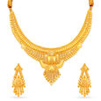 Opulent Rawa Work Gold Necklace Set,,hi-res image number null