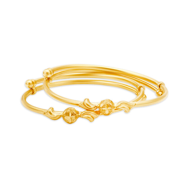 Contemporary Gold Bangle For Kids,,hi-res image number null