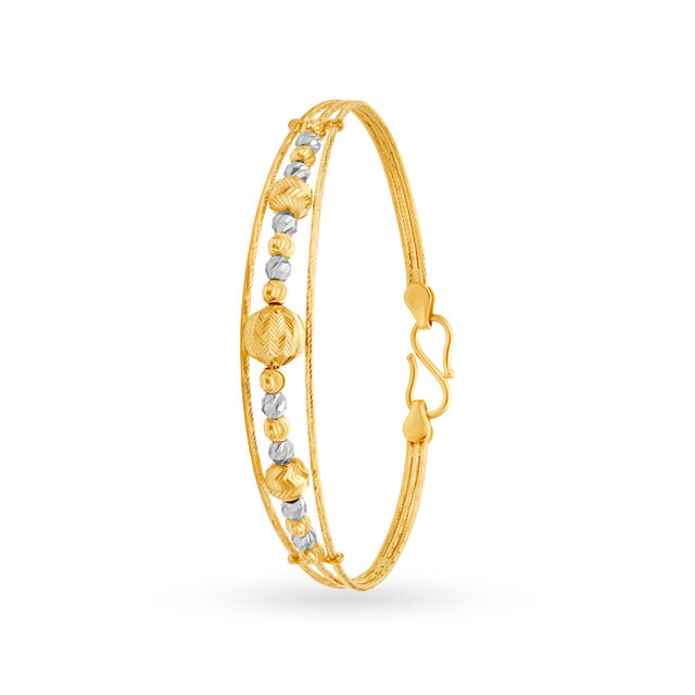 Eclectic Gold Bangle,,hi-res image number null