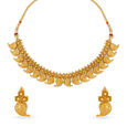 Opulent Goddess Lakshmi Necklace Set,,hi-res image number null