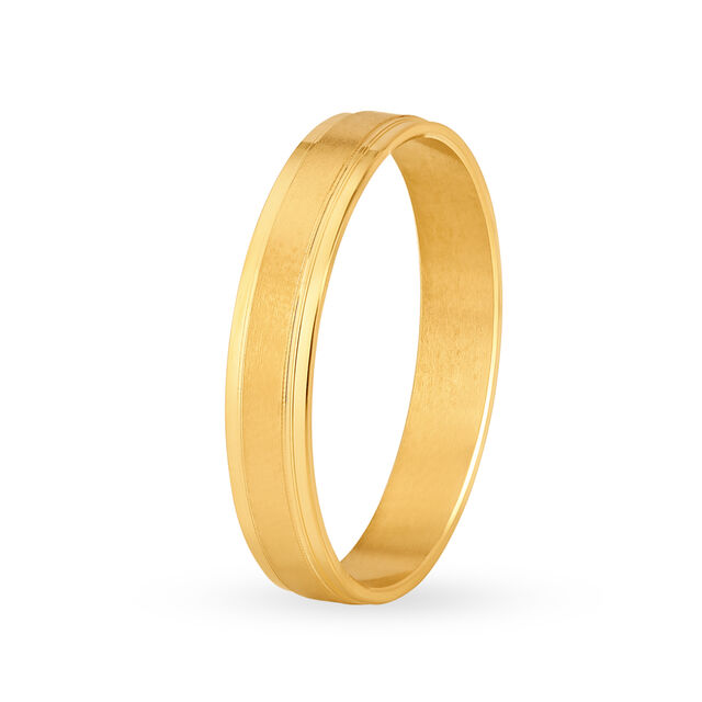 Slender 22 Karat Yellow Gold Finger Ring,,hi-res image number null