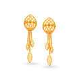 Mesmerising Gold Drop Earrings image number null