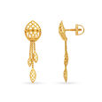 Mesmerising Gold Drop Earrings image number null