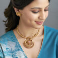 Wondrous Gold Necklace Set for the Punjabi Bride,,hi-res image number null