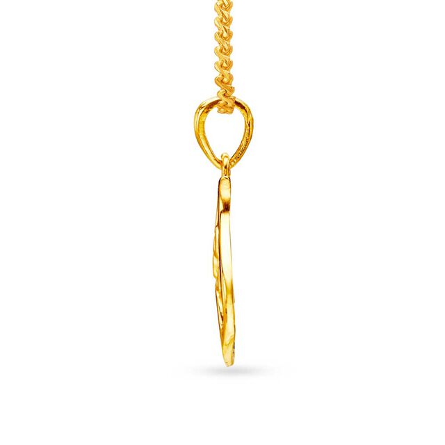 Dainty Bluebells Gold Pendant,,hi-res image number null