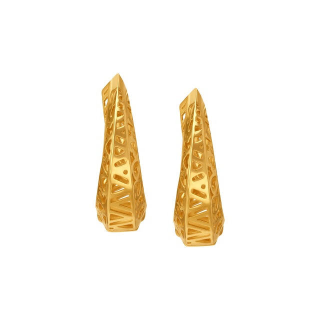 Romantic Gold Hoop Earrings,,hi-res image number null