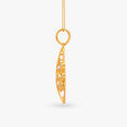 Illuminating Leaf Gold Pendant image number null