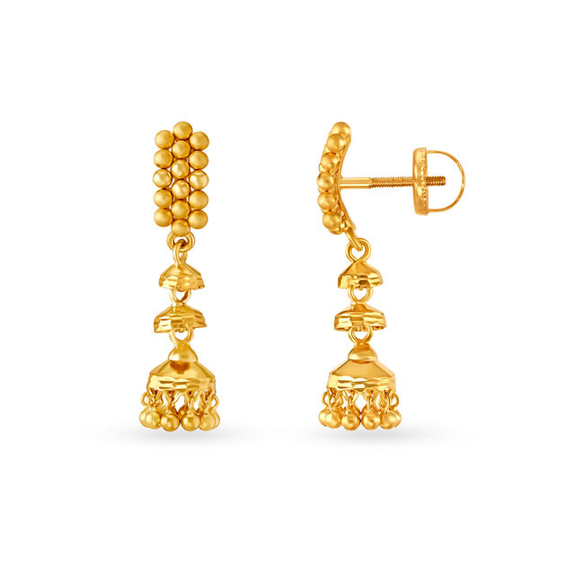 Classy Traditional Drop Earrings image number null