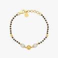 Dual Tone Mangalsutra Bracelet,,hi-res image number null